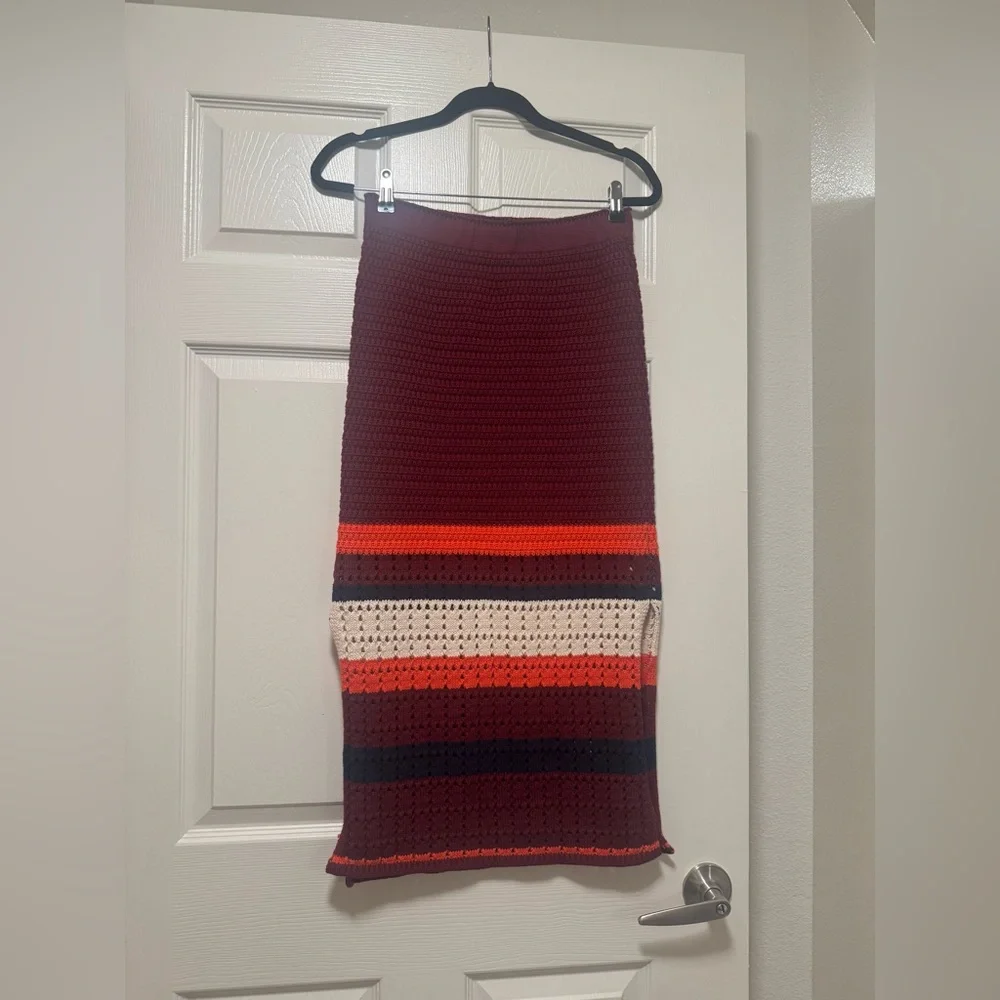 Free People Far from Here Crochet Midi Skirt - Picture 7 of 16
